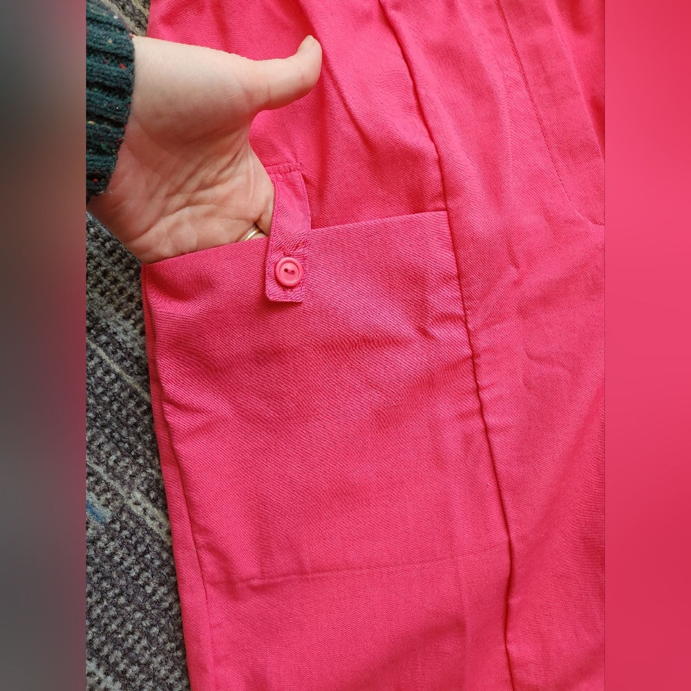 Vintage 90s Pink Stretchy High Waist Mom Shorts - Picture 3 of 14